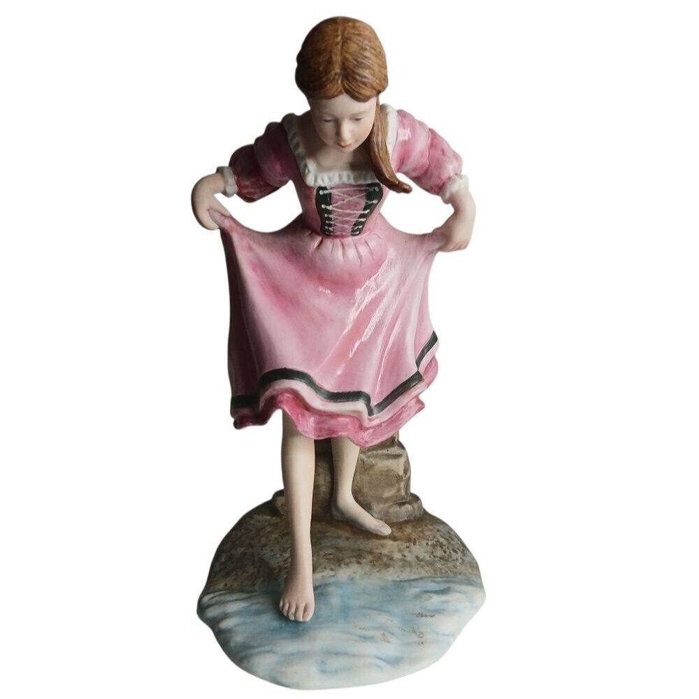R.J. Ernst “Heart of a Child” Alan Murray Charming Pink Porcelain Figurine #33